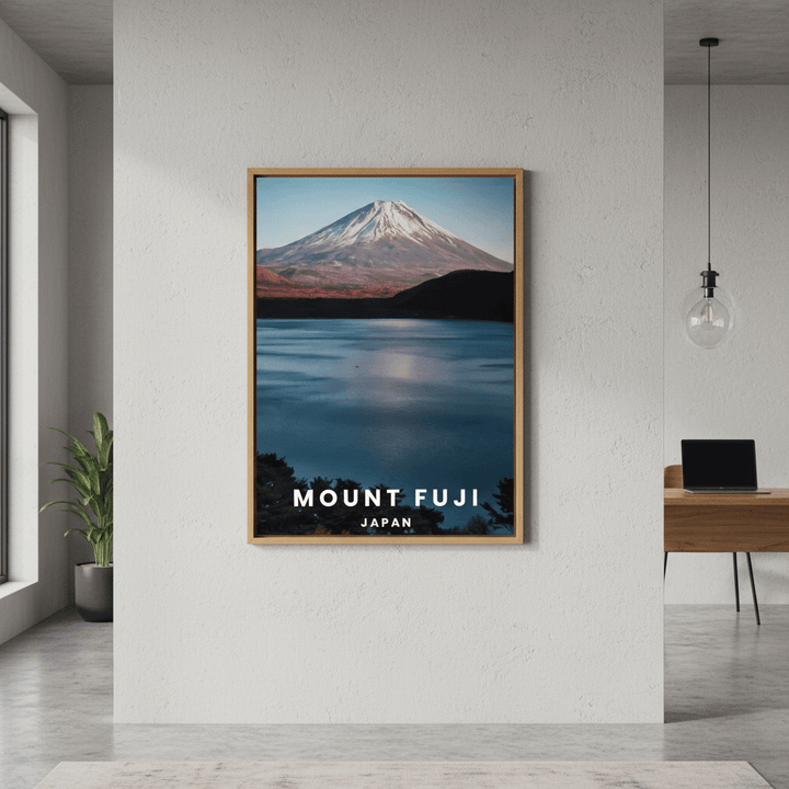 Mt Fuji Travel Poster, Japan by L10 wall - art - picture - poster