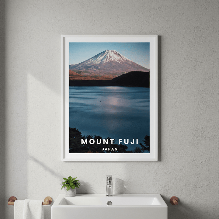 Mt Fuji Travel Poster, Japan by L10 wall - art - picture - poster