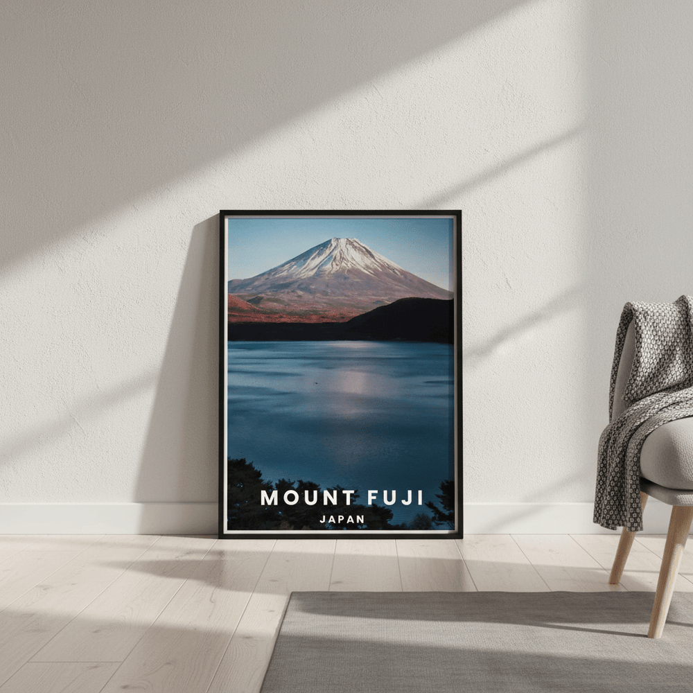 Mt Fuji Travel Poster, Japan by L10 wall - art - picture - poster