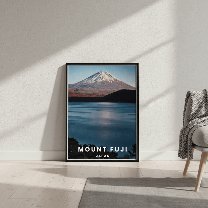 Mt Fuji Travel Poster, Japan by L10 wall - art - picture - poster
