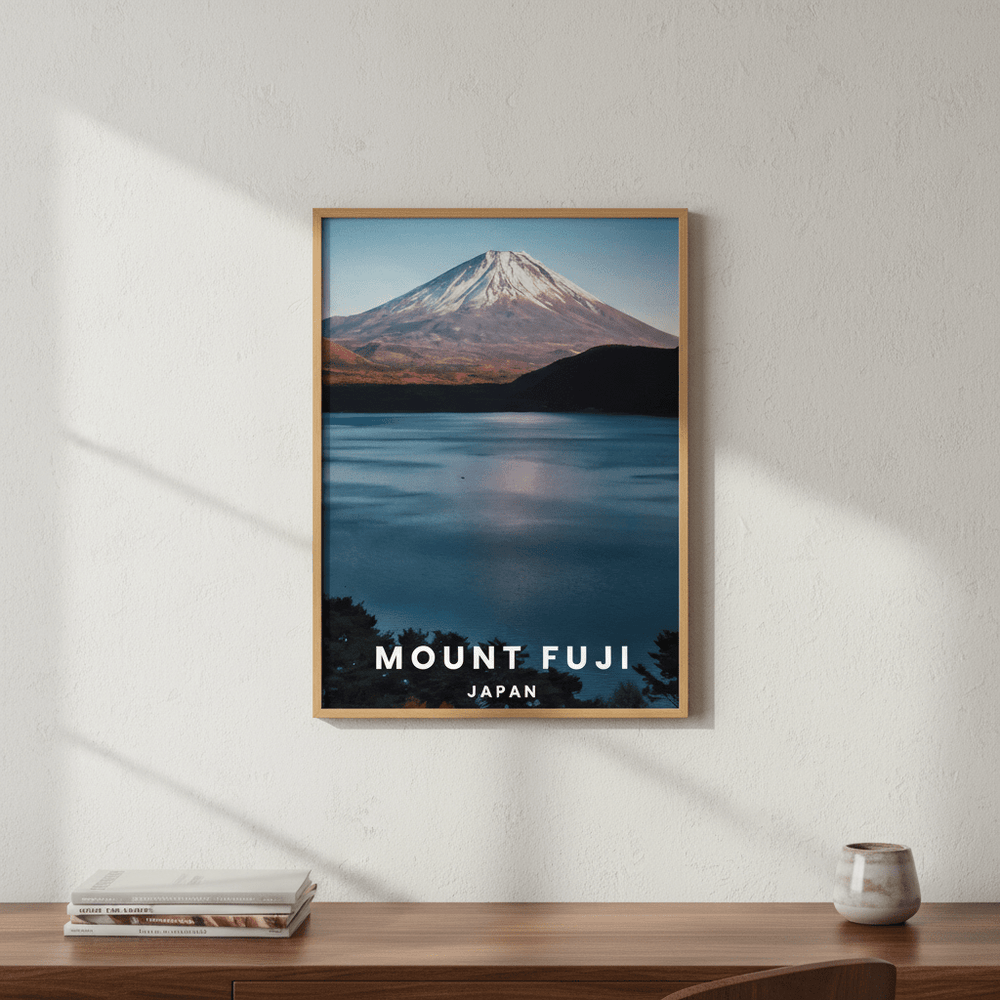Mt Fuji Travel Poster, Japan by L10 wall - art - picture - poster