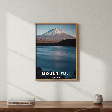 Mt Fuji Travel Poster, Japan by L10 wall - art - picture - poster