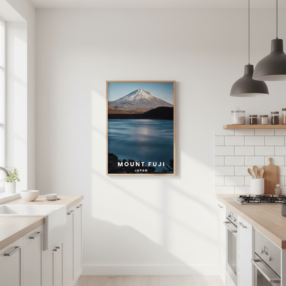 Mt Fuji Travel Poster, Japan by L10 wall - art - picture - poster