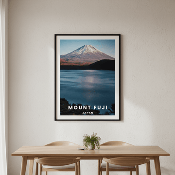 Mt Fuji Travel Poster, Japan by L10 wall - art - picture - poster