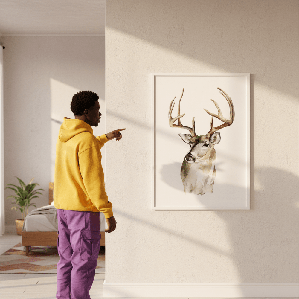 Mule Deer by Meredith O'Neal wall - art - picture - poster