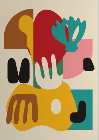 Multicolor Assortment Objects II Wall Art by Lisa Solomoniuk | Art & Canvas Print