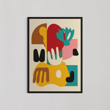 Multicolor Assortment Objects II Wall Art wall - art - picture - poster