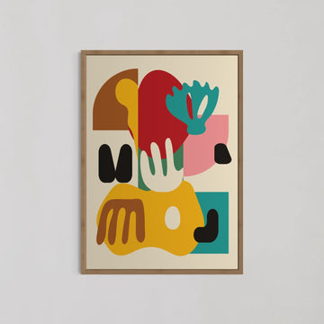 Multicolor Assortment Objects II Wall Art - Style My Wall