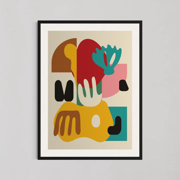 Multicolor Assortment Objects II Wall Art - Style My Wall