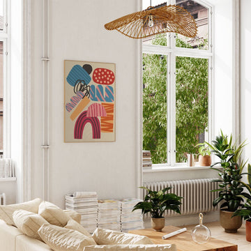 Multicolor Assortment Objects Wall Art - Style My Wall