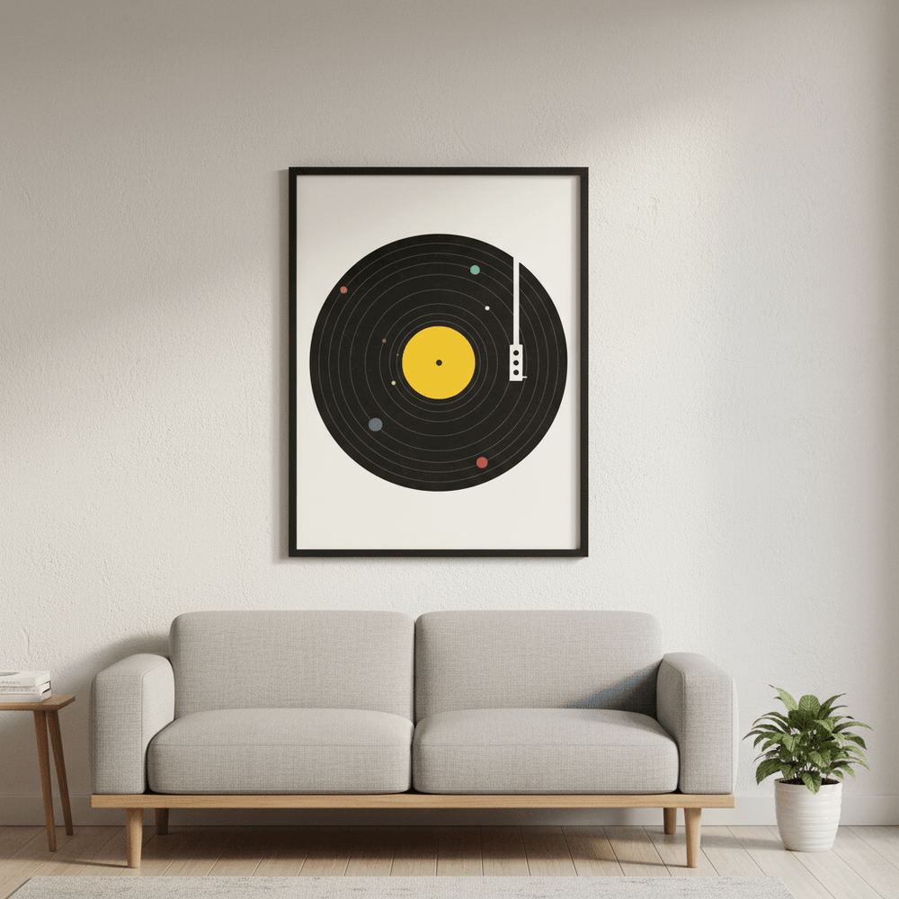 Music Everywhere by Florent Bodart wall - art - picture - poster