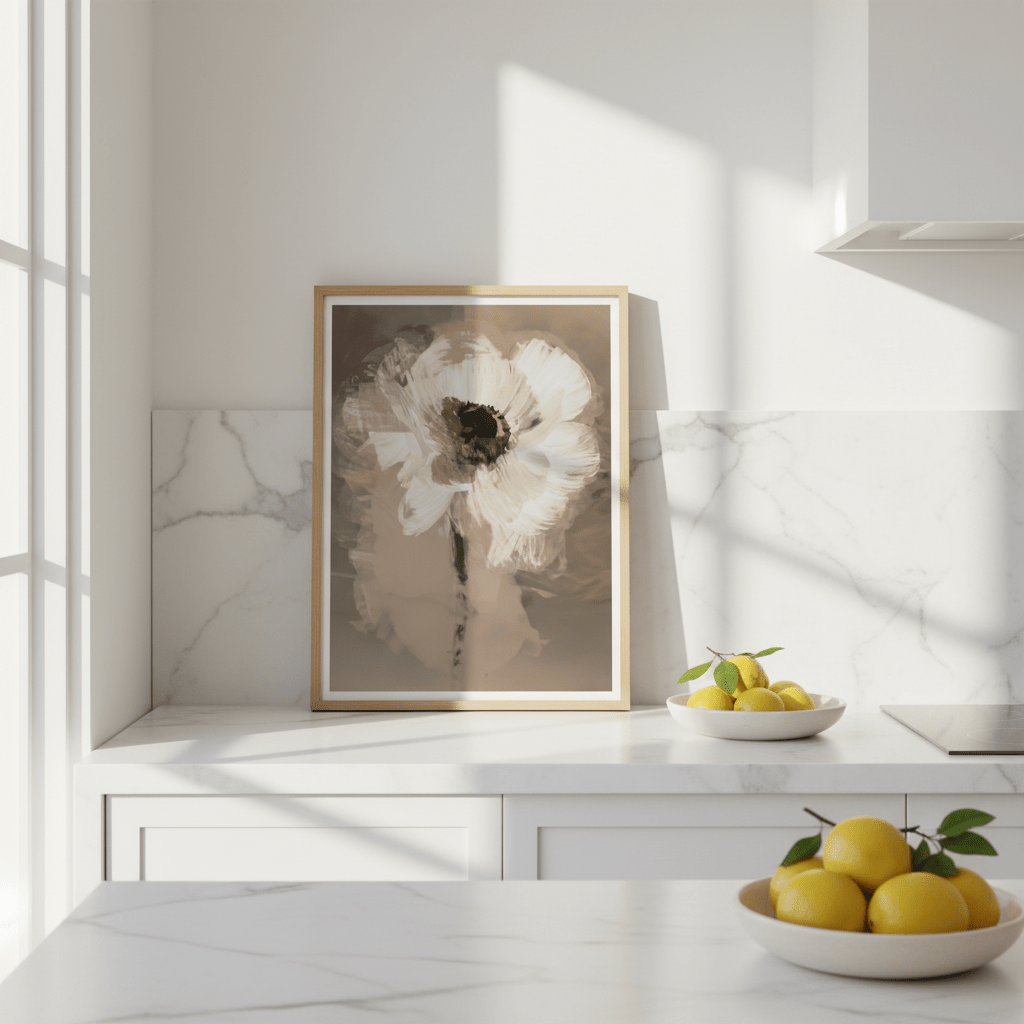 Muted Daisy by Deer Muskeeter wall - art - picture - poster