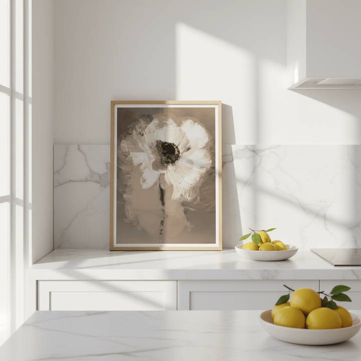 Muted Daisy by Deer Muskeeter wall - art - picture - poster