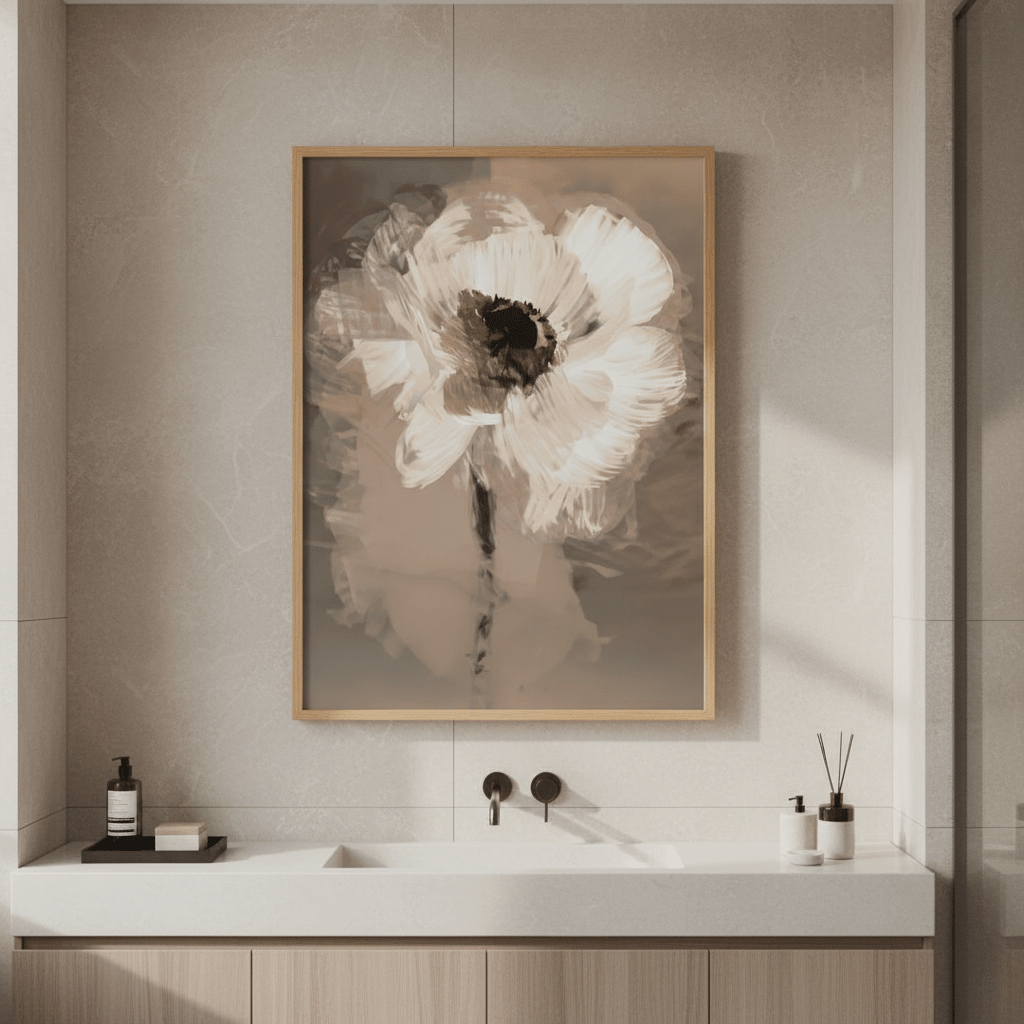 Muted Daisy by Deer Muskeeter wall - art - picture - poster