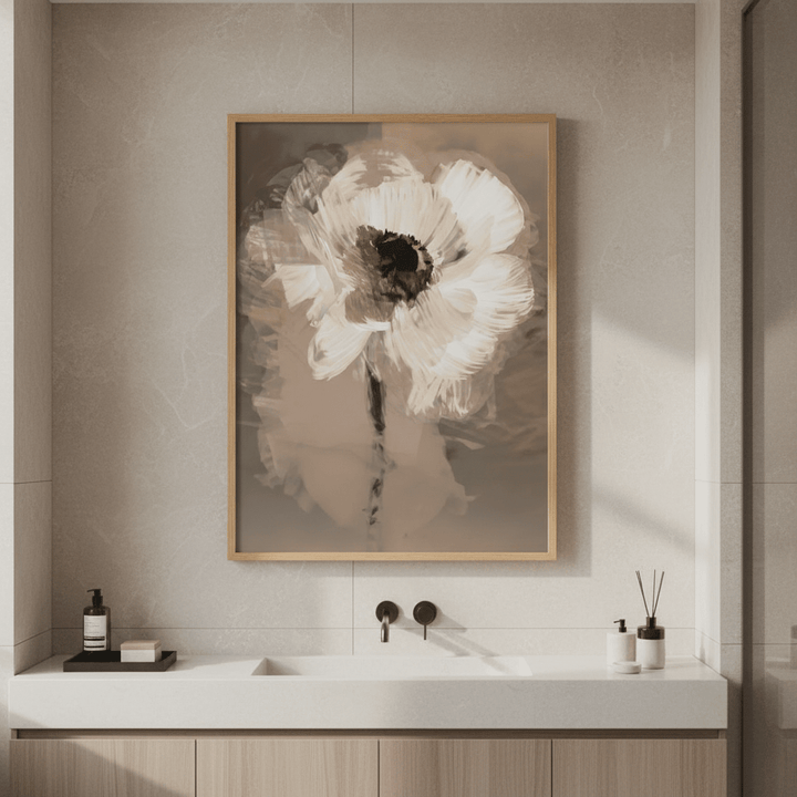 Muted Daisy by Deer Muskeeter wall - art - picture - poster