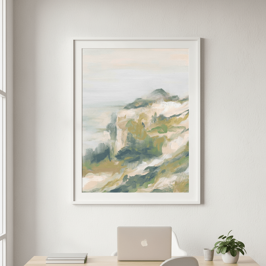 Muted Shoreline by Meredith O'Neal wall - art - picture - poster