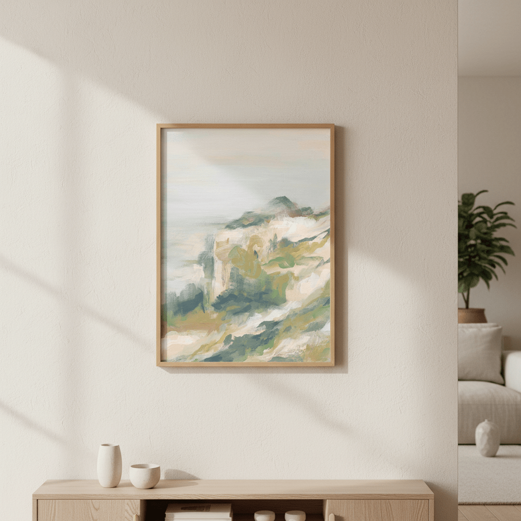 Muted Shoreline by Meredith O'Neal wall - art - picture - poster