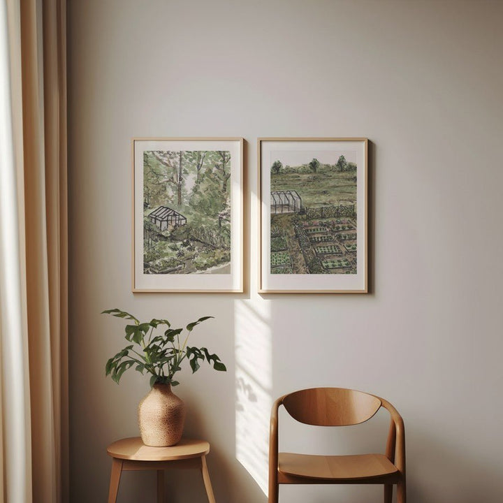 My Garden Set of 2 by Josephine Wianto wall - art - picture - poster