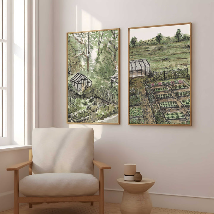My Garden Set of 2 by Josephine Wianto wall - art - picture - poster
