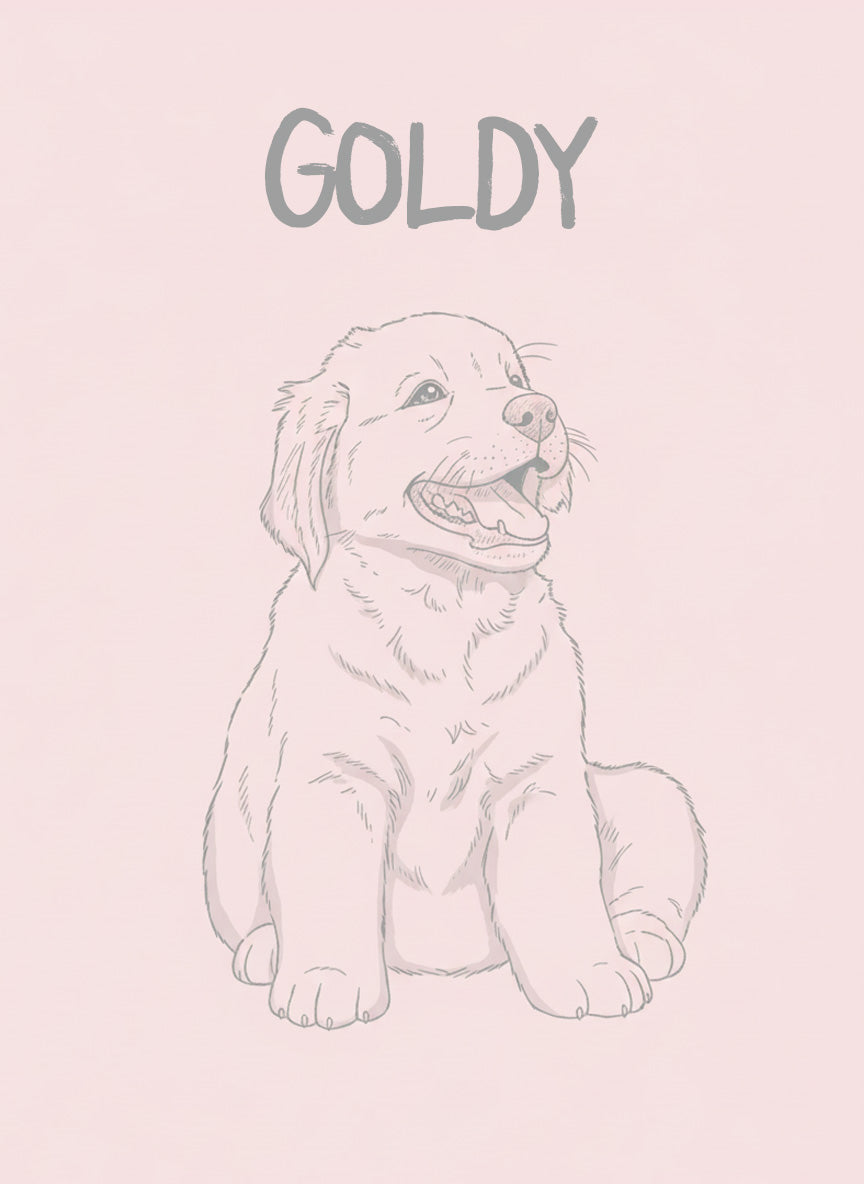 Monoline Custom Pet Personalisation Wall Art