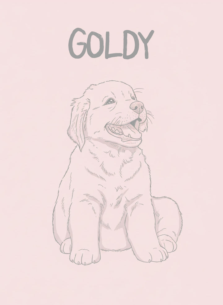 Monoline Custom Pet Personalisation Wall Art