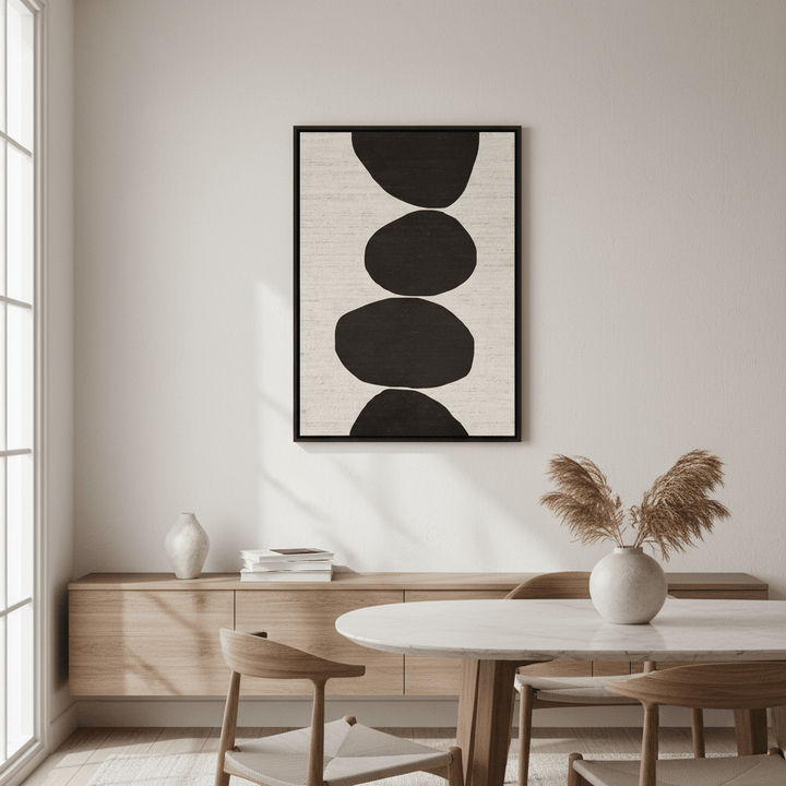 Natural Stacked Stones by Deer Muskeeter wall - art - picture - poster