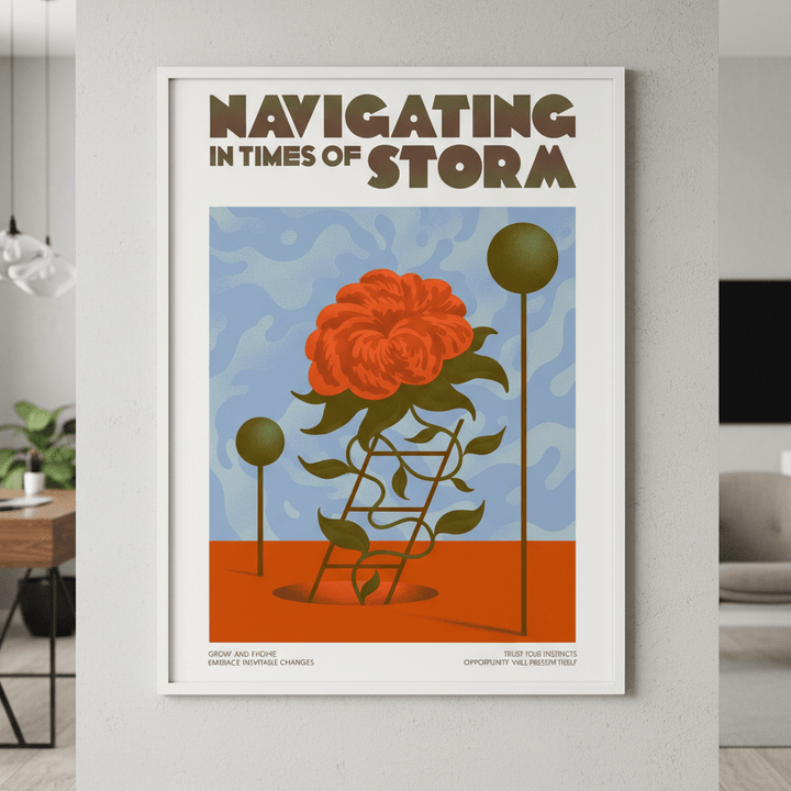 Navigating in Times of Storm by Itamar Makover wall - art - picture - poster
