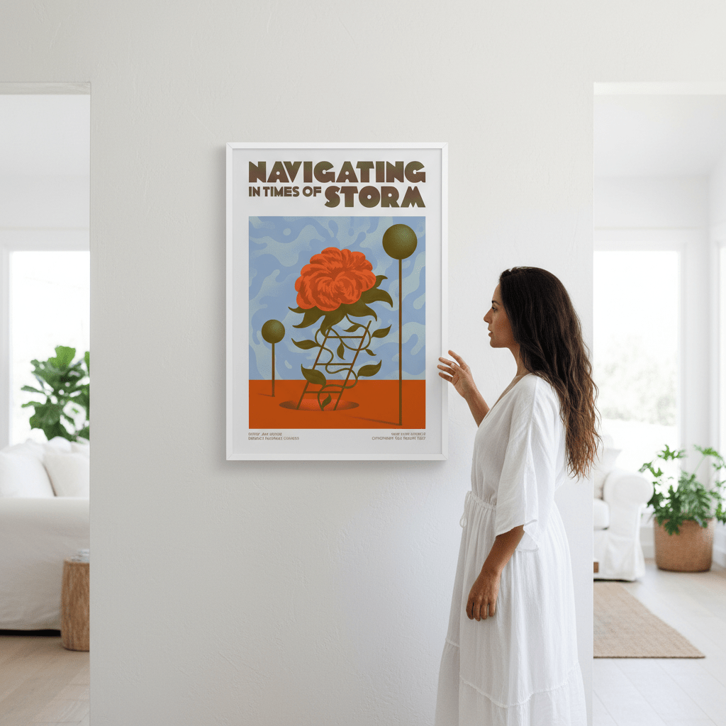 Navigating in Times of Storm by Itamar Makover wall - art - picture - poster