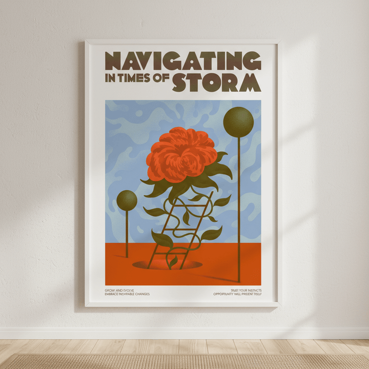 Navigating in Times of Storm by Itamar Makover wall - art - picture - poster