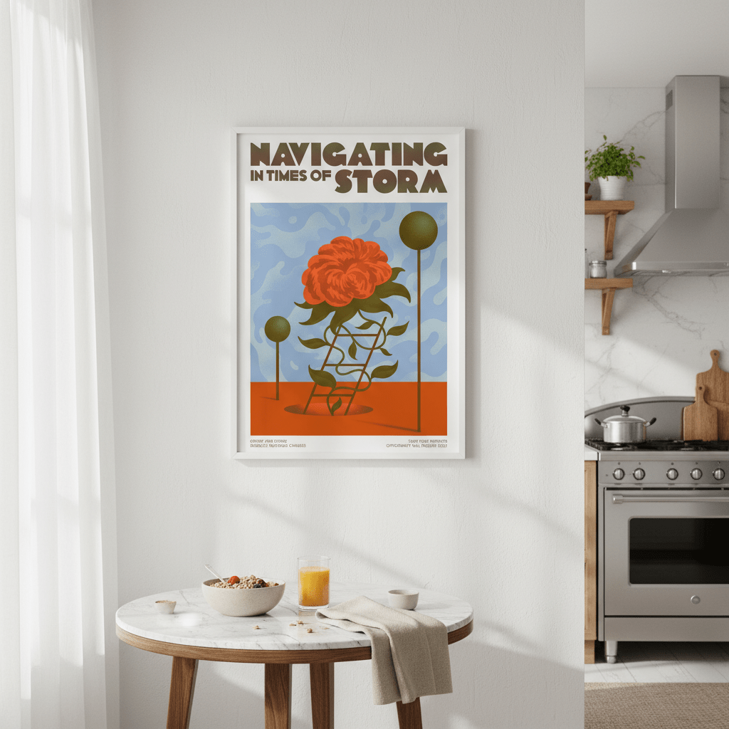 Navigating in Times of Storm by Itamar Makover wall - art - picture - poster