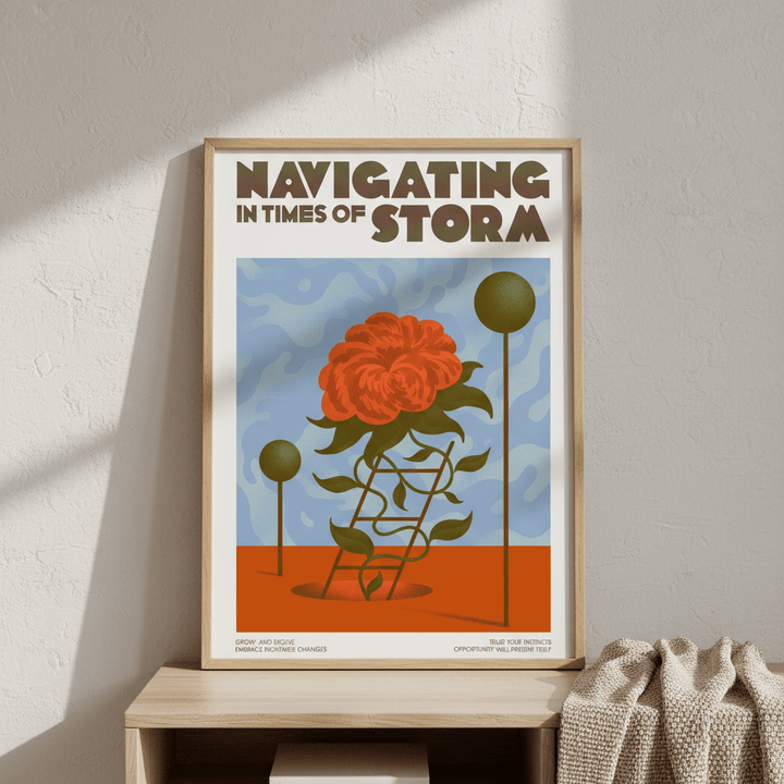 Navigating in Times of Storm by Itamar Makover wall - art - picture - poster