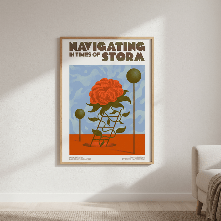 Navigating in Times of Storm by Itamar Makover wall - art - picture - poster