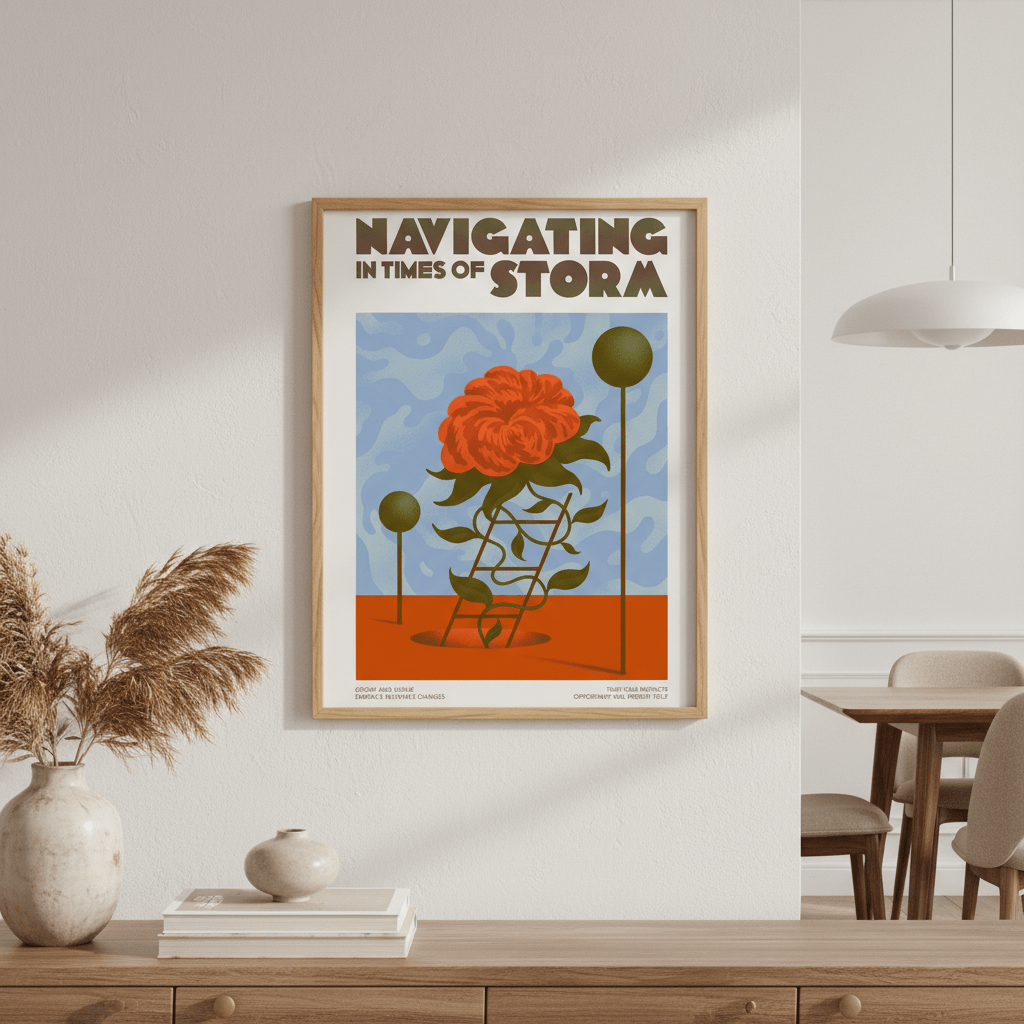 Navigating in Times of Storm by Itamar Makover wall - art - picture - poster