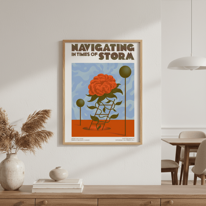 Navigating in Times of Storm by Itamar Makover wall - art - picture - poster