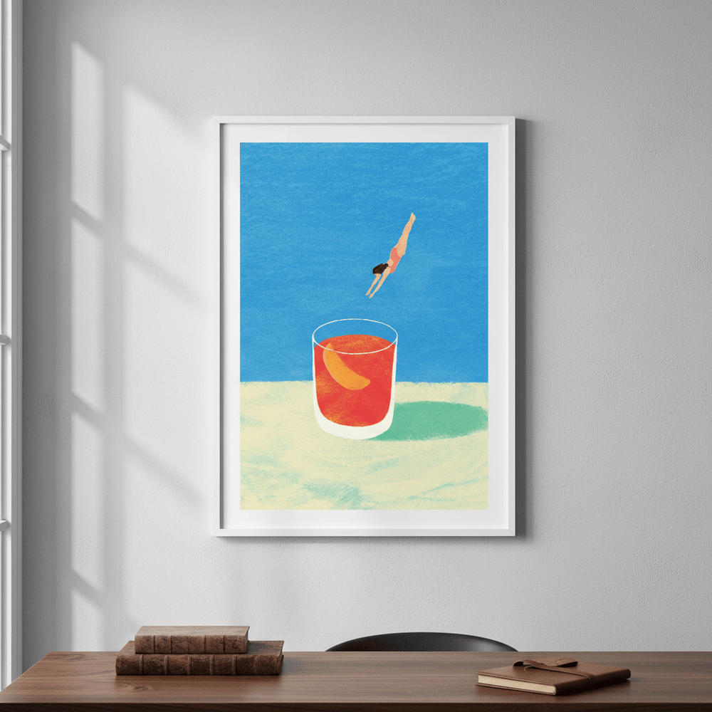 Negroni Girl by Henry Rivers wall - art - picture - poster