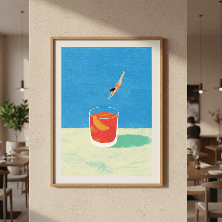 Negroni Girl by Henry Rivers wall - art - picture - poster