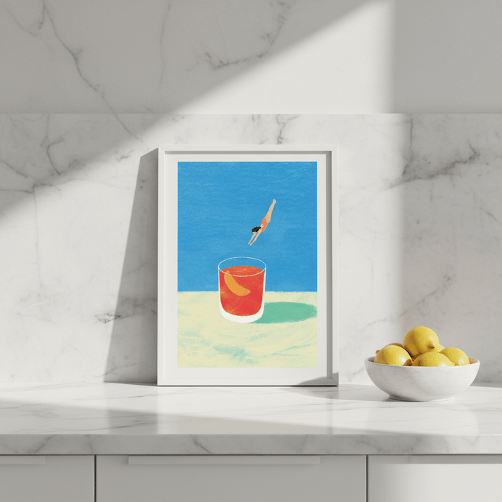 Negroni Girl by Henry Rivers wall - art - picture - poster