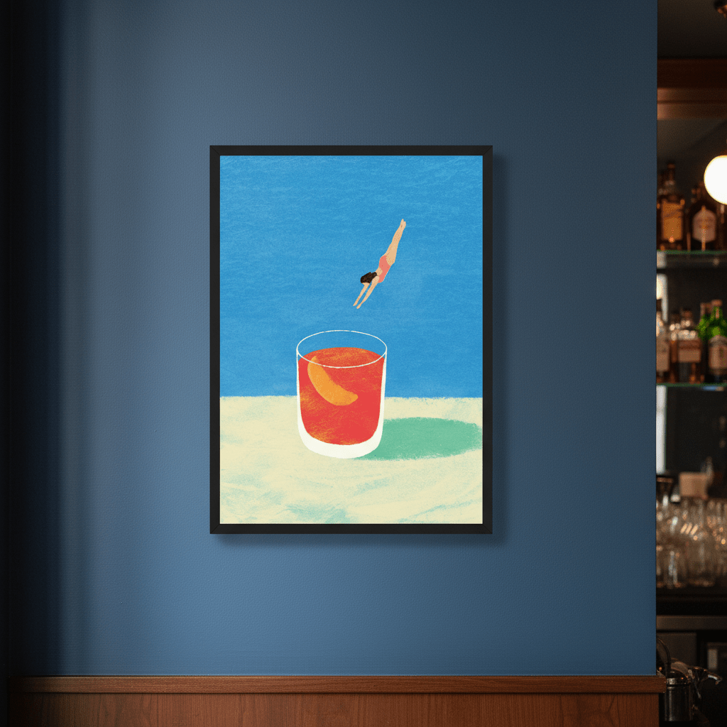 Negroni Girl by Henry Rivers wall - art - picture - poster