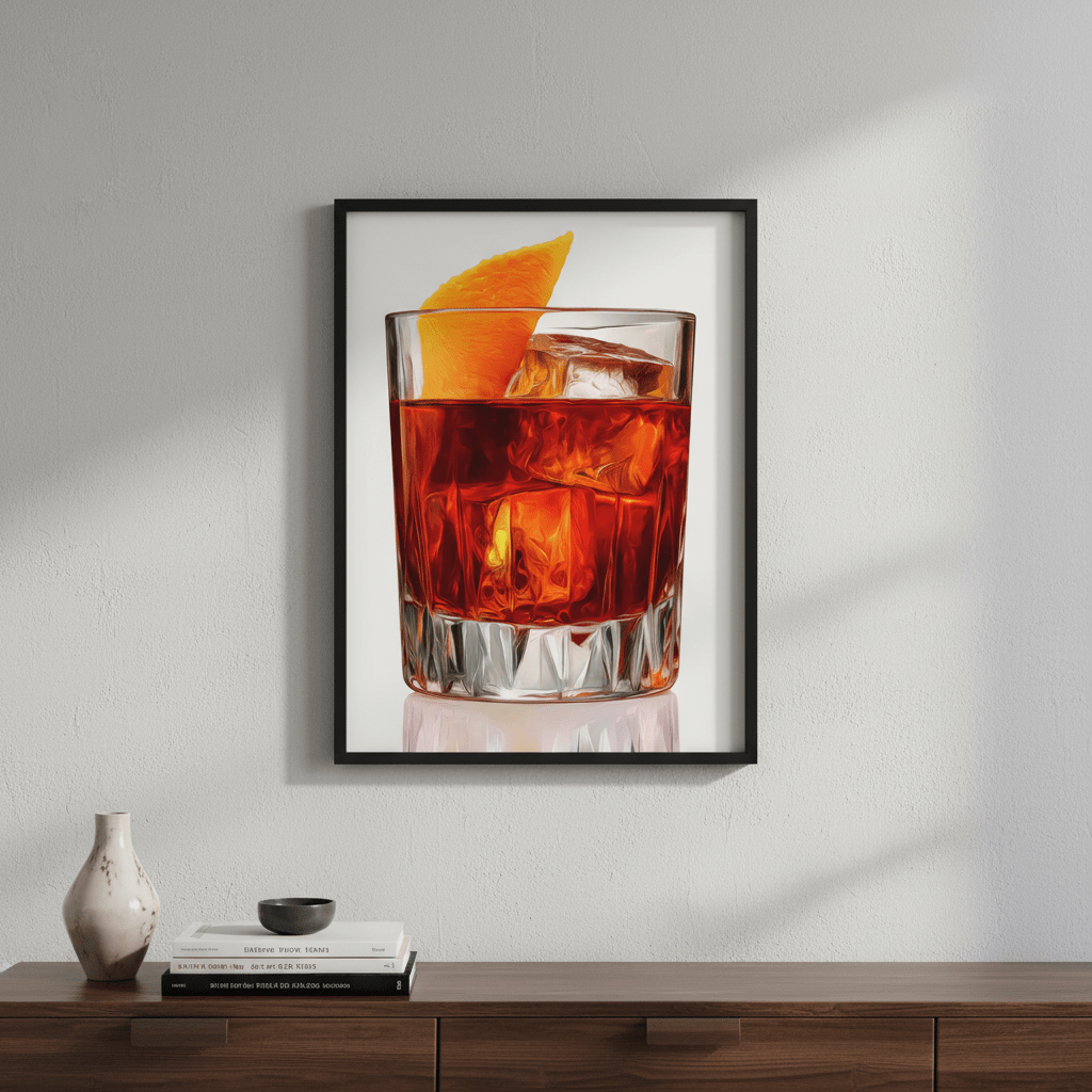 Negroni Wall Art Print wall - art - picture - poster