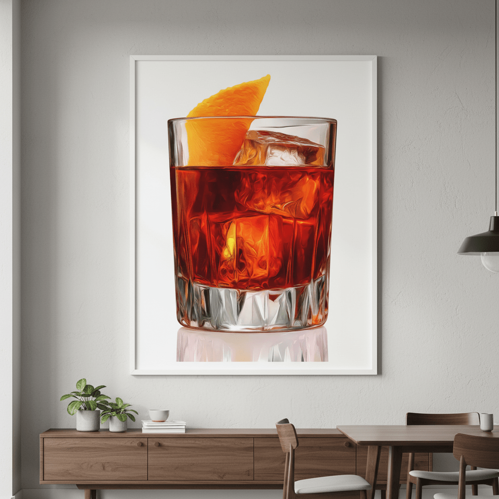 Negroni Wall Art Print wall - art - picture - poster