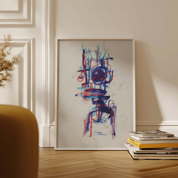 Neon Blueprint by Milo Vex wall - art - picture - poster