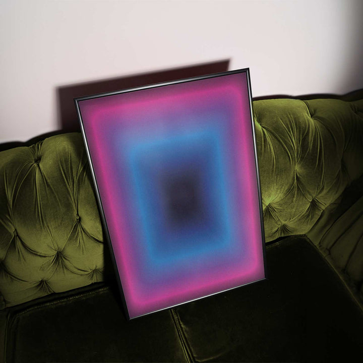 Neon Descent wall - art - picture - poster
