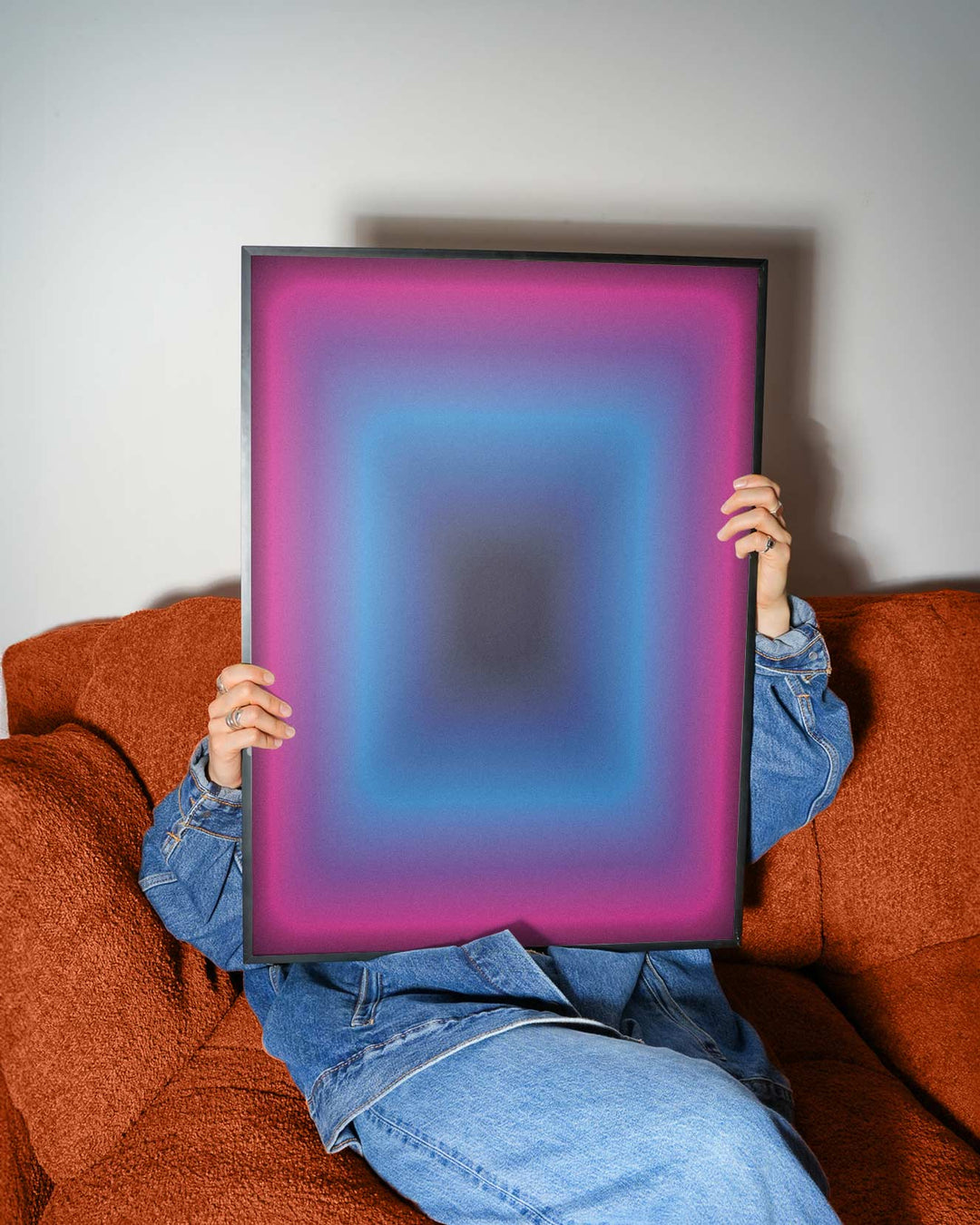 Neon Descent wall - art - picture - poster