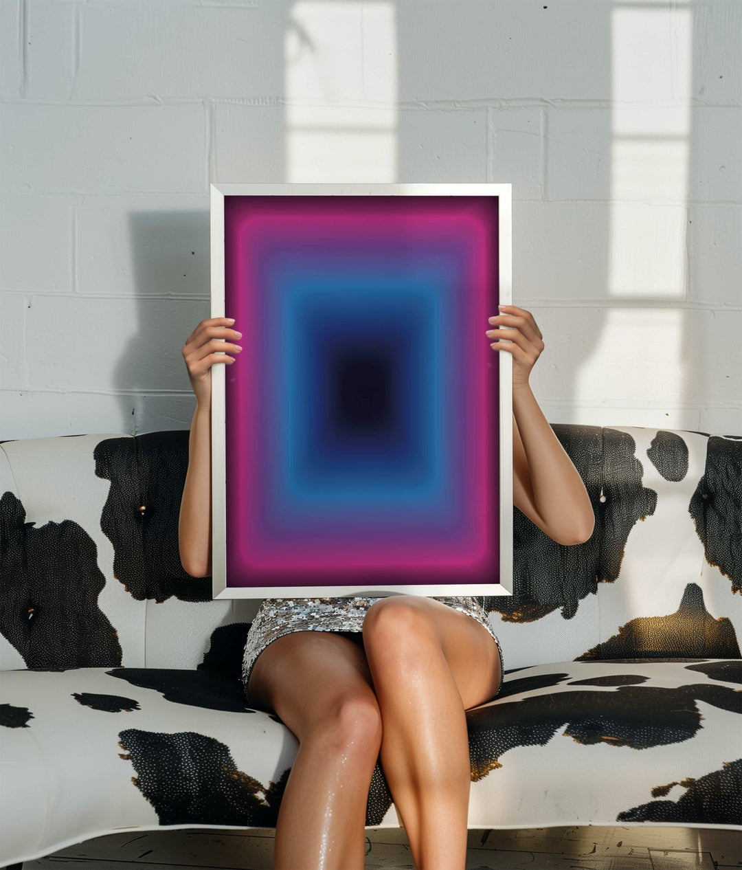 Neon Descent wall - art - picture - poster