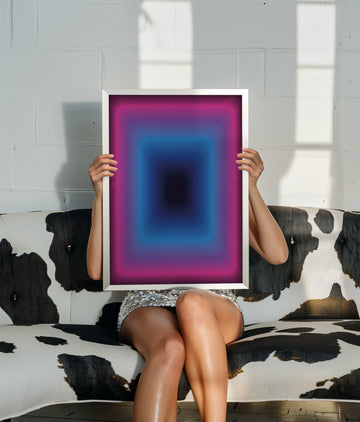 Neon Descent wall - art - picture - poster