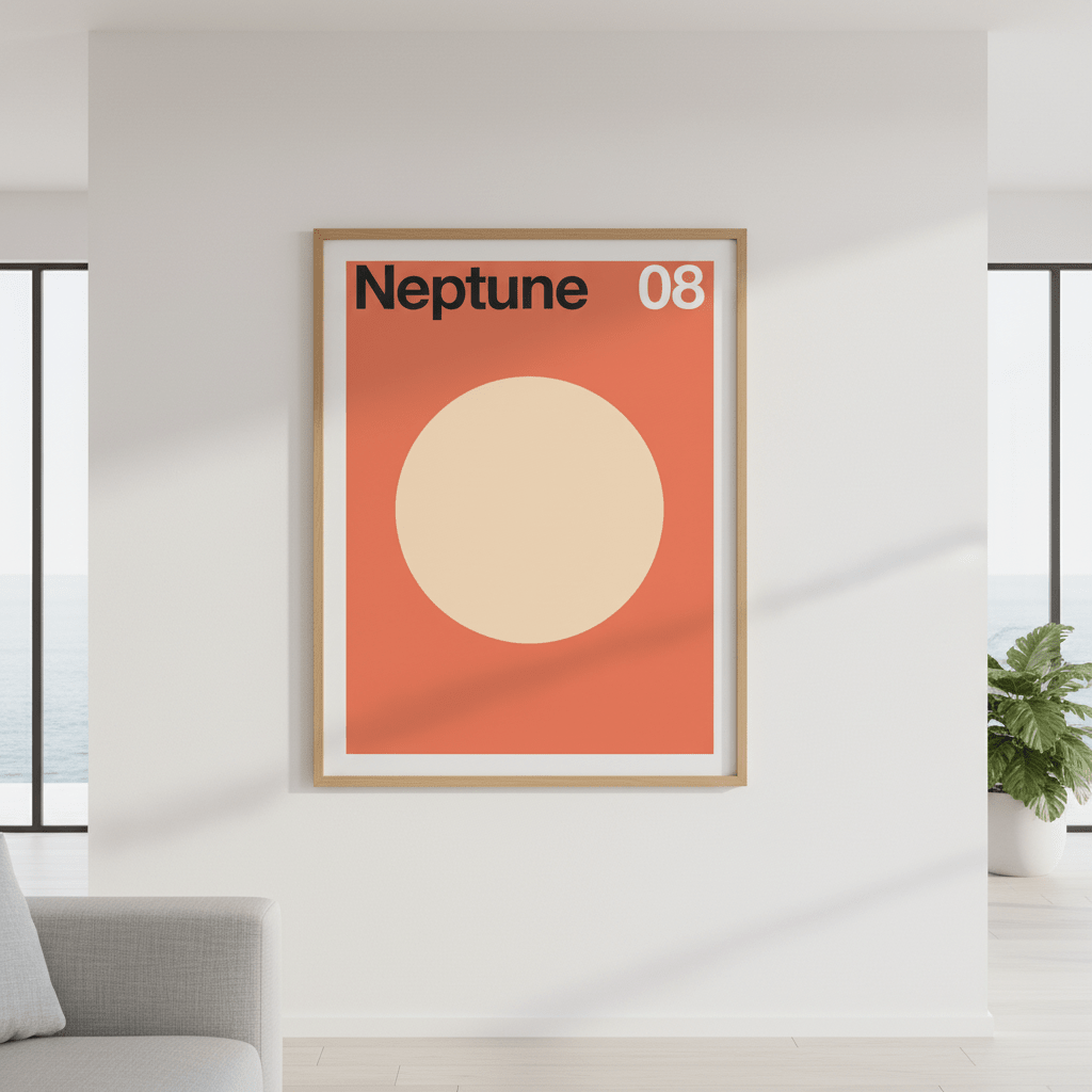 Neptune by Florent Bodart wall - art - picture - poster