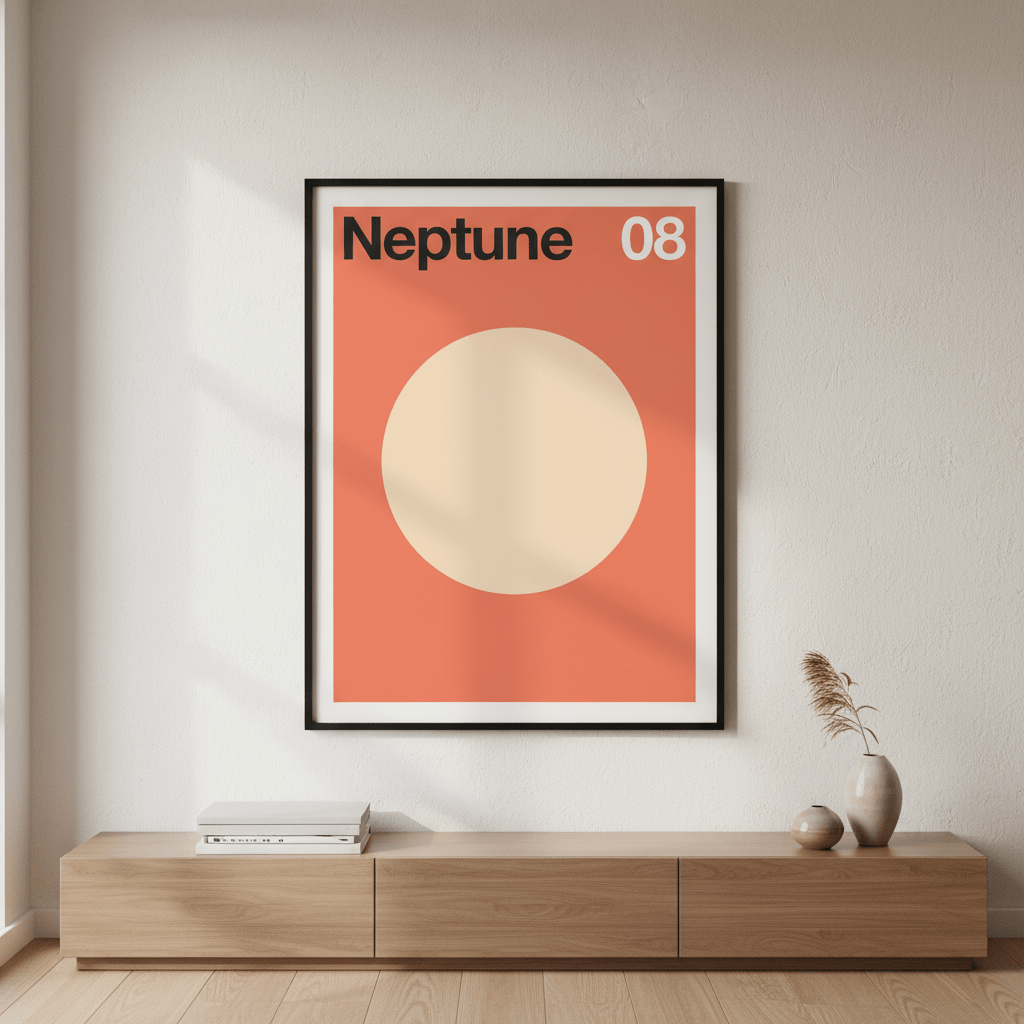 Neptune by Florent Bodart wall - art - picture - poster