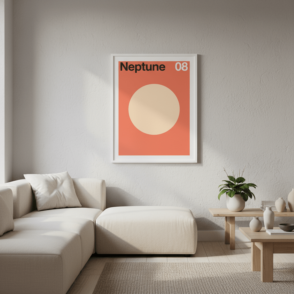 Neptune by Florent Bodart wall - art - picture - poster