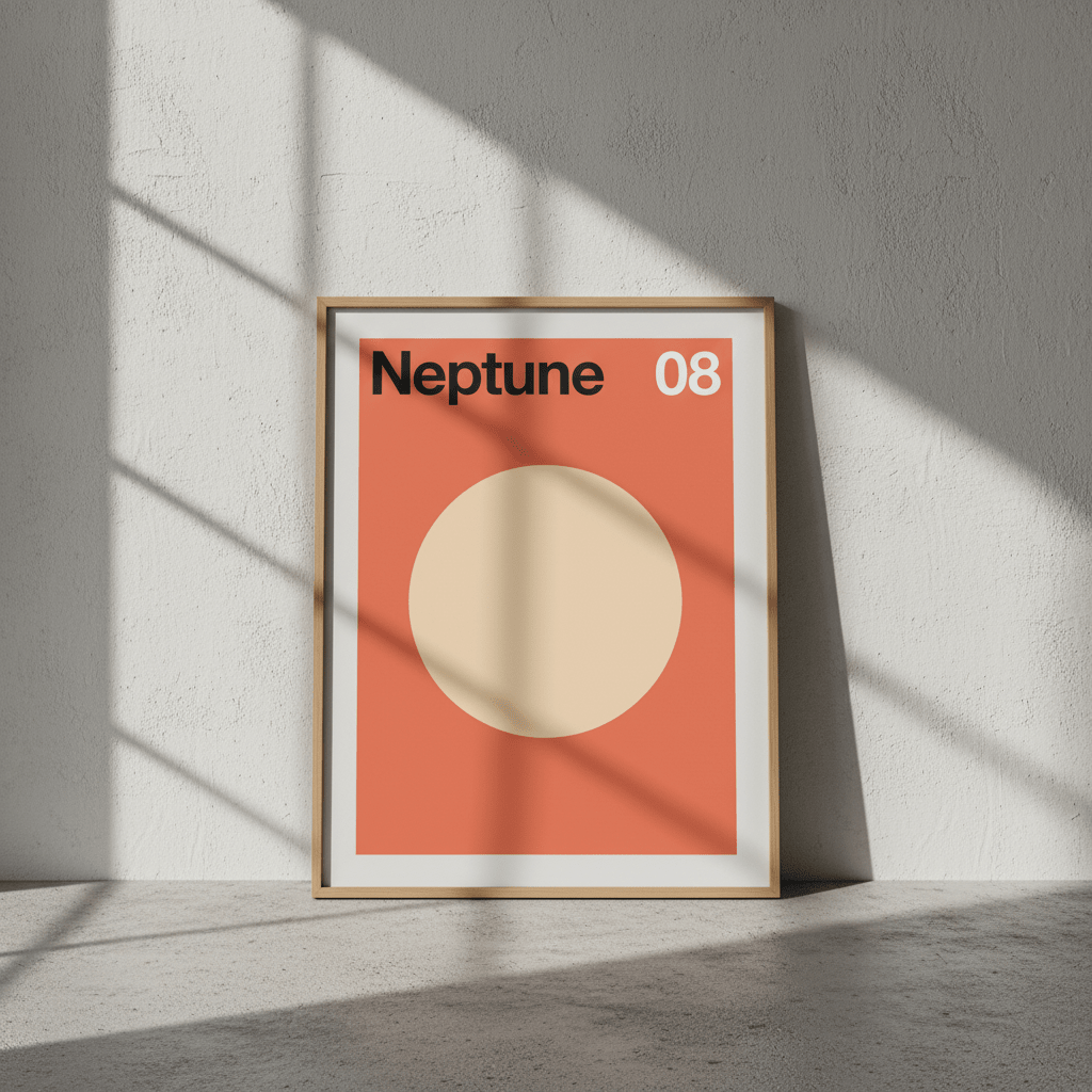 Neptune by Florent Bodart wall - art - picture - poster