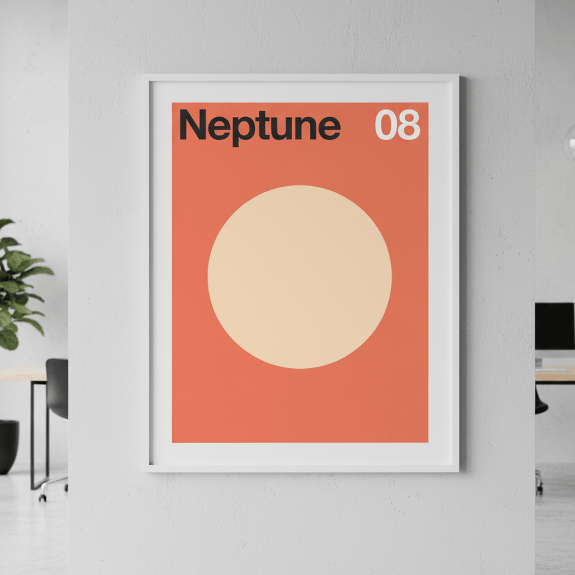 Neptune by Florent Bodart wall - art - picture - poster